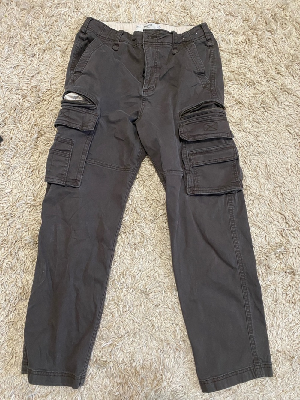 Hollister Men's Brown Cargo Pants